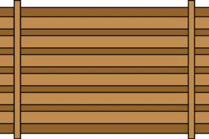 Horizontal Wood Fence Style