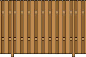 Shadow Box Wood Fence Style