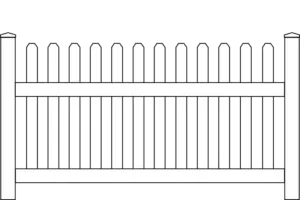 Classic Picket Vinyl Fence