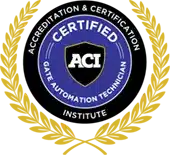 Certified Gate Automation Technician ACI Accreditation & Certification